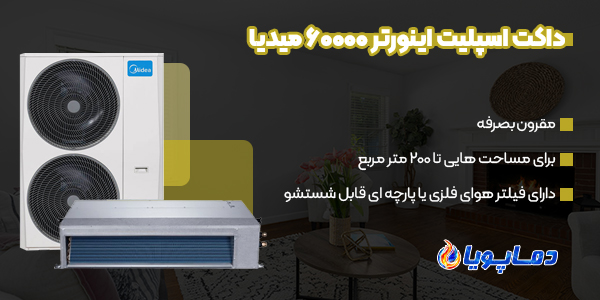 خرید انواع داکت اسپلیت 60000 اینورتر میدیا